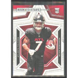 imageHall of Fame Sports Memorabilia  2023 Panini Rookies ampamp Stars Bijan Robinson 104 Rookie RC Football Card