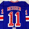 imageAutographedSigned Mark Messier New York Blue Hockey Jersey JSA COA