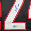 imageAutographedSigned Seth Jarvis Carolina Black Hockey Jersey Beckett BAS COA