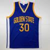 imageAutographedSigned Stephen Steph Curry Golden State Blue Basketball Jersey JSA COA