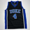 imageFacsimile Autographed JJ JJ Redick Duke Black Reprint Laser Auto College Basketball Jersey Size Mens XL