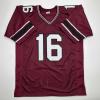 imageFacsimile Autographed LaNorris Sellers South Carolina Maroon Reprint Laser Auto College Football Jersey Size Mens XL