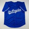 imageFacsimile Autographed Shohei Ohtani Los Angeles LA Blue Reprint Laser Auto Baseball Jersey Size Mens XL