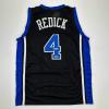 imageFacsimile Autographed JJ JJ Redick Duke Black Reprint Laser Auto College Basketball Jersey Size Mens XL