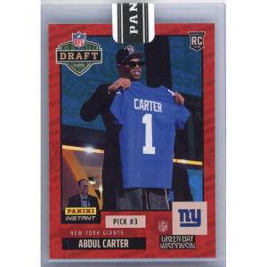 image2025 Panini Instant NFL Abdul Carter DN3 Draft Night Red 10 Rookie RC Football Card