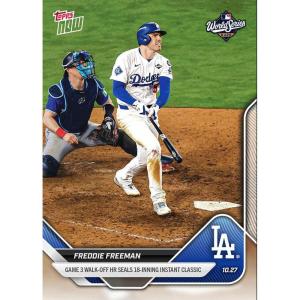 image2025 Topps Now Freddie Freeman 908 Game 3 Walk Off Home Run Seals 18 Inning Instant Classic Los Angeles Dodgers Baseball Card