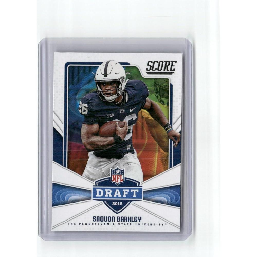 imageVintage 2018 Score Saquon Barkley 6 Rookie RC Football Card