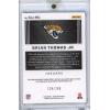 image2024 Panini Obsidian Brian Thomas Jr RJJBTJ Rookie Patch Auto 299 Rookie RC Football Card