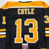 imageAutographedSigned Charlie Coyle Boston Black Hockey Jersey JSA COA