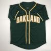 imageAutographedSigned Dennis Eckersley Oakland Green Baseball Jersey JSA COA