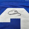 imageAutographedSigned Odell Beckham Jr New York Blue Football Jersey JSA COA
