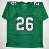 imageAutographedSigned Saquon Barkley Philadelphia Kelly Green Football Jersey JSA COA