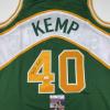 imageAutographedSigned Shawn Kemp Seattle Green Basketball Jersey JSA COA