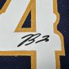 imageFacsimile Autographed Brandon Ingram New Orleans Blue Reprint Laser Auto Basketball Jersey Size Mens XL