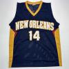 imageFacsimile Autographed Brandon Ingram New Orleans Blue Reprint Laser Auto Basketball Jersey Size Mens XL