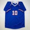 imageFacsimile Autographed Zinedine Zidane France Blue World Cup Reprint Laser Auto Soccer Jersey Size Mens XL