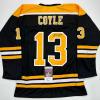 imageAutographedSigned Charlie Coyle Boston Black Hockey Jersey JSA COA