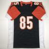 imageAutographedSigned Chad Johnson Ochocinco Cincinnati Black Football Jersey JSA COA