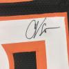 imageAutographedSigned Chad Johnson Ochocinco Cincinnati Black Football Jersey JSA COA