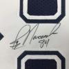 imageAutographedSigned Jay Novacek Dallas Dark Blue Football Jersey JSA COA