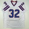 imageAutographedSigned OJ OJ Simpson Buffalo White Football Jersey JSA COA