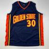 imageFacsimile Autographed Stephen Steph Curry Golden State Navy Blue Retro Rookie Reprint Laser Auto Basketball Jersey Size Mens XL