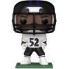 imageRay Lewis 246 Facsimile Signed Reprint Laser Autographed Funko POP Football Baltimore Ravens Figurine with Protector Case