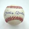 imageAutographedSigned Mickey Mantle Rawlings Official American League ROA Sweet Spot Baseball JSA 9 Graded LOA