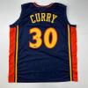 imageFacsimile Autographed Stephen Steph Curry Golden State Navy Blue Retro Rookie Reprint Laser Auto Basketball Jersey Size Mens XL