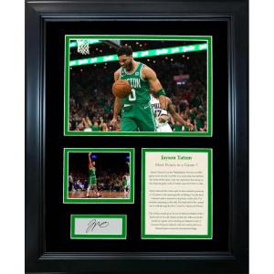 imageFramed Jayson Tatum NBA Record 51 Points in a Game 7 Facsimile Laser Engraved Signature Auto Boston Celtics Basketball 11quotx14quot Photo Sig Collage