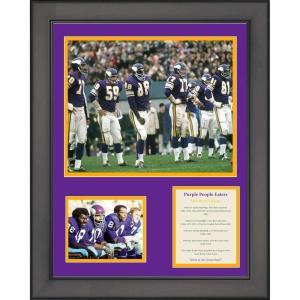 imageFramed Purple People Eaters PPE Minnesota Vikings Football 11quotx14quotThree Photo Collage