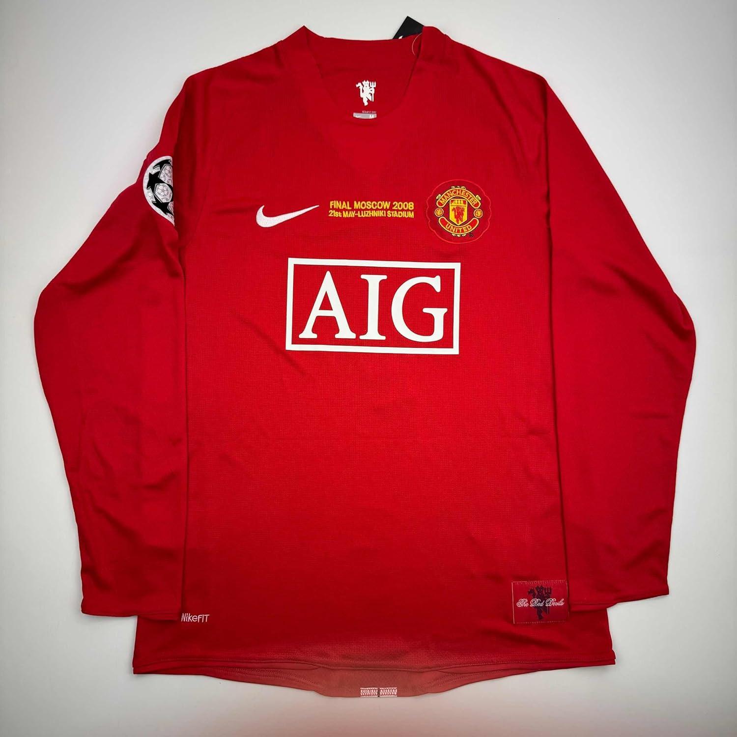 imageAutographedSigned Cristiano Ronaldo Manchester United Red Soccer Jersey Beckett BAS COA