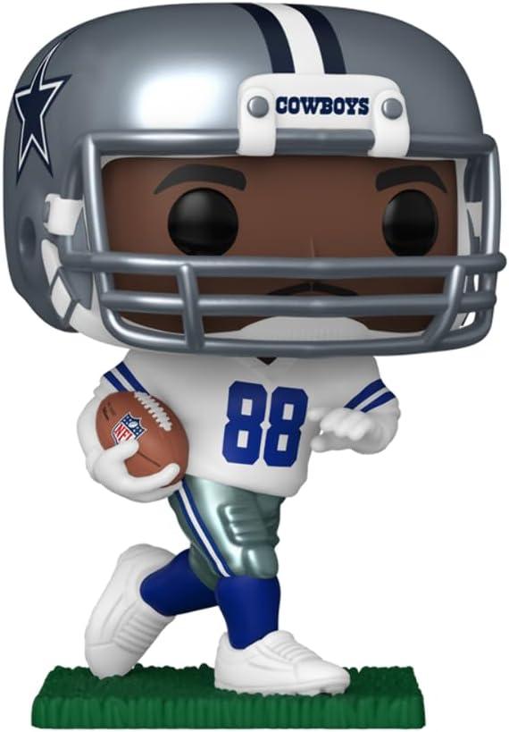 imageMichael Irvin 321 Facsimile Signed Reprint Laser Autographed Funko POP Football NFL Dallas Cowboys Figurine with Protector Case