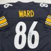 imageAutographedSigned Hines Ward Pittsburgh Black Football Jersey JSA COA