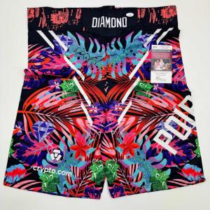 imageAutographedSigned Dustin Poirier UFC MMA Trunks Shorts Ultimate Fighting JSA COA