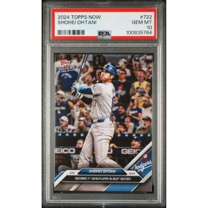 imageGraded 2024 Topps Now Shohei Ohtani 722 1st 5050 Player in MLB History Baseball Card PSA 10 Gem Mint