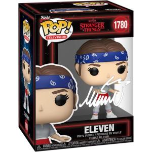 imageMillie Bobby Brown Eleven with Bandana 1780 Stranger Things Season 5 Facsimile Signed Reprint Laser Autographed Funko POP TV Figurine with Protector Case