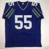 imageAutographedSigned Brian Bosworth Seattle Blue Football Jersey JSA COA
