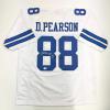 imageAutographedSigned Drew Pearson Dallas White Football Jersey JSA COA