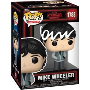imageFinn Wolfhard Mike Wheelers 1783 Stranger Things Season 5 Facsimile Signed Reprint Laser Autographed Funko POP TV Figurine with Protector Case
