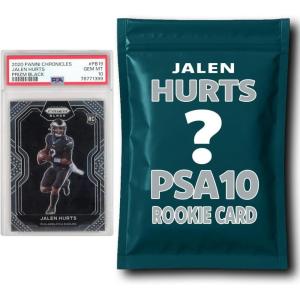 imageJalen Hurts PSA 10 Graded Football Rookie Card Mystery Pack