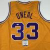 imageAutographedSigned Shaquille Shaq ONeal LSU Yellow Basketball Jersey Beckett BAS COA