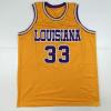 imageAutographedSigned Shaquille Shaq ONeal LSU Yellow Basketball Jersey Beckett BAS COA