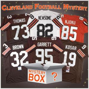 imageAutographedSigned Cleveland Football Jersey Mystery Box with PSA JSA or Beckett COA