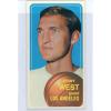 imageVintage 1970 Topps Jerry West 160 Basketball Card