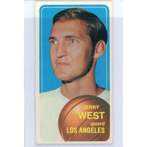imageVintage 1970 Topps Jerry West 160 Basketball Card