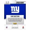 image2025 Panini Instant Cam Skattebo 98 Skattebo Celebrates Score With a Flip New York Giants Rookie RC Football Card