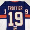 imageAutographedSigned Bryan Trottier HOF 97 New York Blue Hockey Jersey JSA COA