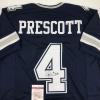 imageAutographedSigned Dak Prescott Dallas Dark Blue Football Jersey JSA COA
