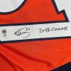 imageAutographedSigned Ed McCaffrey 2x SB Champs Denver Orange Football Jersey Beckett BAS COA